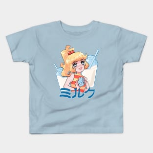 Milk (blue) Kids T-Shirt